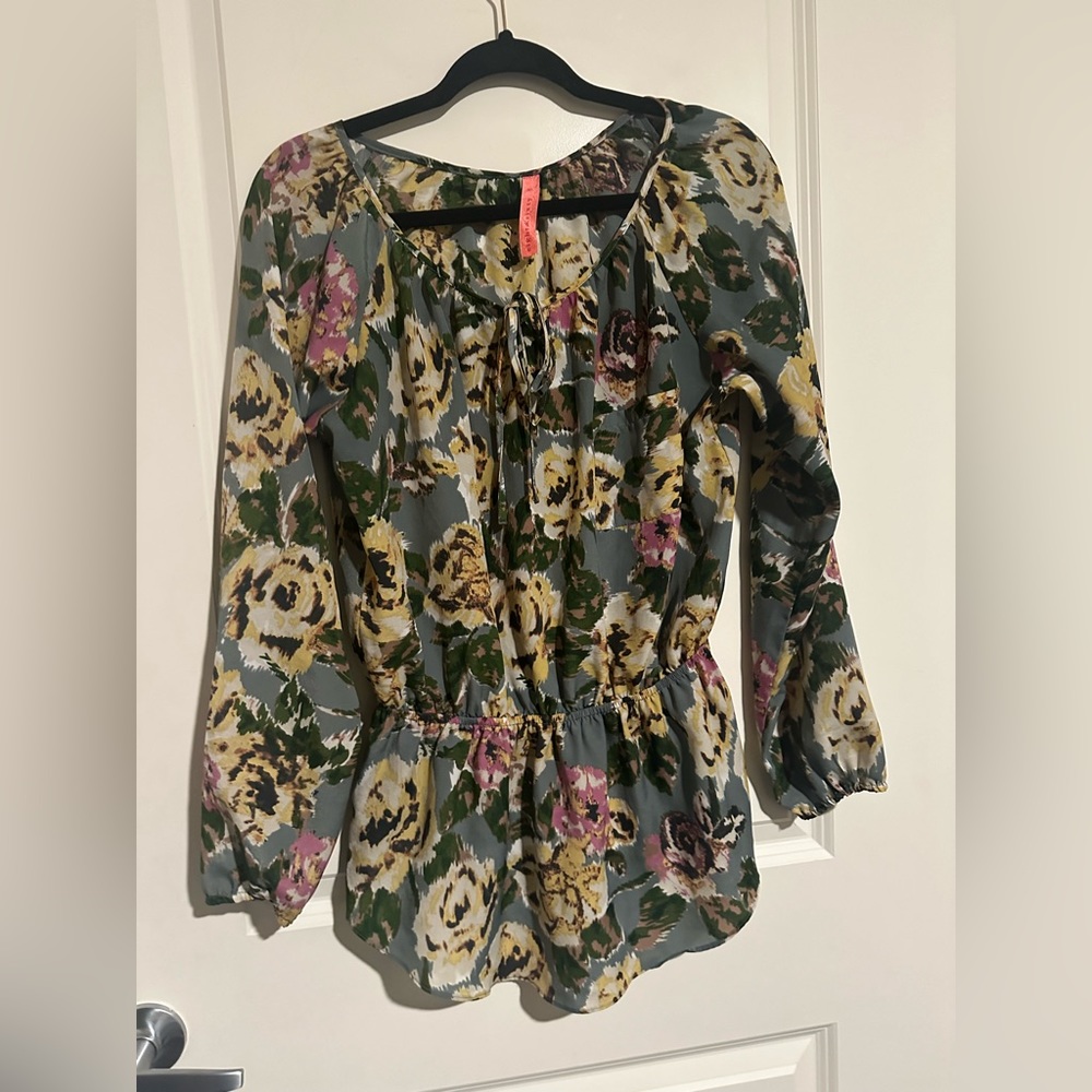 Eighty sixty peplum blouse